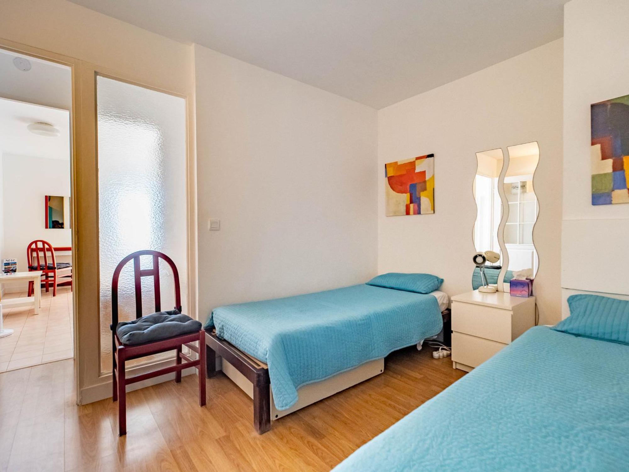 Magnifique T3 Duplex Pour 6 Pers. Avec Deux Terrasses Et Parking Prive - Fr-1-472a-279 Appartement Sète
